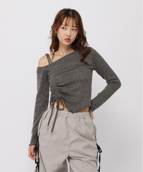 3.3 Field Trip (3.3フィールドトリップ)の「3.3 Field Trip/厚手ヘンケイロングスリーブ(Tシャツ/カットソー・レディース・アイボリー/チャコール/ブルー・FREE)」の17枚目の写真