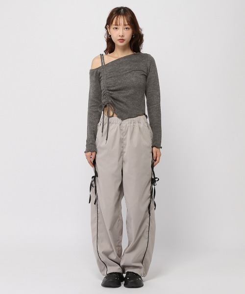 3.3 Field Trip (3.3フィールドトリップ)の「3.3 Field Trip/厚手ヘンケイロングスリーブ(Tシャツ/カットソー・レディース・アイボリー/チャコール/ブルー・FREE)」の15枚目の写真