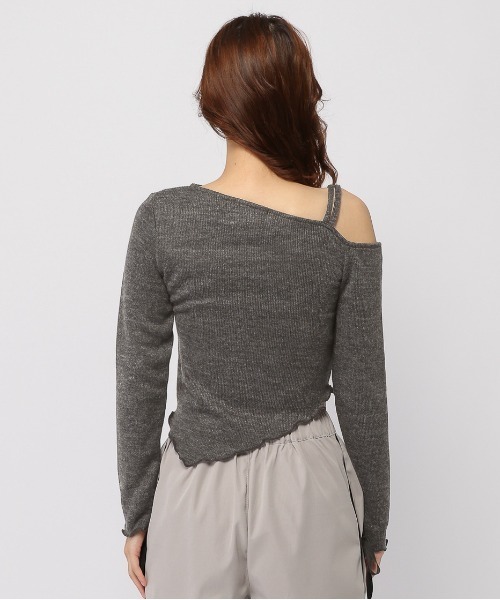 3.3 Field Trip (3.3フィールドトリップ)の「3.3 Field Trip/厚手ヘンケイロングスリーブ(Tシャツ/カットソー・レディース・アイボリー/チャコール/ブルー・FREE)」の12枚目の写真