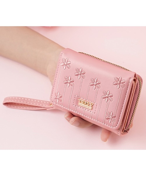 ピンク レザー 三つ折り財布 楽天市場】【財布】PRADA プラダ コンパクトウォレット 3つ折