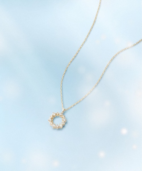 未使用 Jewel closet by L&Co. K10ダイヤネックレス 未使用 Jewel closet by L&Co. K10ダイヤネックレス