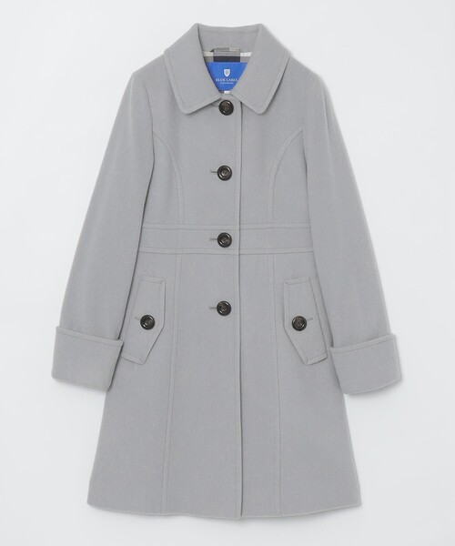 BLUE LABEL CRESTBRIDGE(ブルーレーベルクレストブリッジ)の「【一部店舗限定】ライトビーバーステンコート(その他アウター・レディース・グレー系その他2/ブラック・36/38/40)」の21枚目の写真