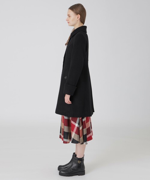 BLUE LABEL CRESTBRIDGE(ブルーレーベルクレストブリッジ)の「【一部店舗限定】ライトビーバーステンコート(その他アウター・レディース・グレー系その他2/ブラック・36/38/40)」の19枚目の写真