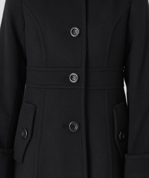 BLUE LABEL CRESTBRIDGE(ブルーレーベルクレストブリッジ)の「【一部店舗限定】ライトビーバーステンコート(その他アウター・レディース・グレー系その他2/ブラック・36/38/40)」の17枚目の写真