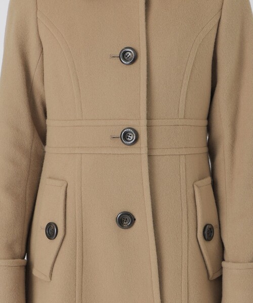 BLUE LABEL CRESTBRIDGE(ブルーレーベルクレストブリッジ)の「【一部店舗限定】ライトビーバーステンコート(その他アウター・レディース・グレー系その他2/ブラック・36/38/40)」の8枚目の写真