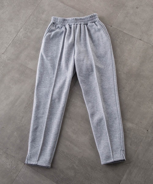 VICKY（ビッキー）の「裏起毛テーパードパンツ≪洗濯機で洗える≫（スウェットパンツ・レディース・ライトグレー/ブラック/ネイビー/カーキ・M）」の6枚目の写真