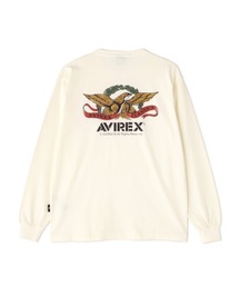 AVIREX | FADE WASH VINTAGE LABEL EAGLE T-SHIRT / フェイドウォッシュ ヴィンテージ ラベル イーグル 長袖Tシャツ / AVIREX / アヴィレックス(Tシャツ/カットソー)