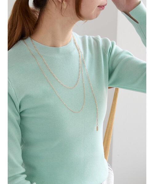 Te chichi(テチチ)の「マルチアレンジングボディチェーン(ネックレス・レディース・ゴールド・F)」の1枚目の写真