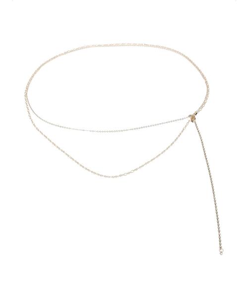 Te chichi(テチチ)の「マルチアレンジングボディチェーン(ネックレス・レディース・ゴールド・F)」の10枚目の写真
