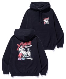 XLARGE(GNXg[W)LISTEN TO THE RECORD PULLOVER HOODED SWEATSHIRT(p[J[)