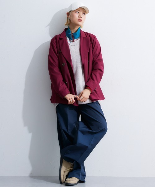 TTOL（トール）の「ダブルタックワイドパンツ（その他パンツ・レディース・アイボリー/ネイビー・L-XL/M-L）」の22枚目の写真