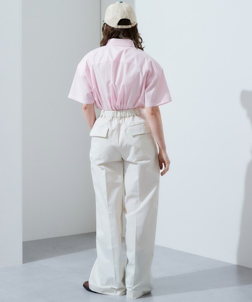 TTOL（トール）の「ダブルタックワイドパンツ（その他パンツ・レディース・アイボリー/ネイビー・L-XL/M-L）」の11枚目の写真