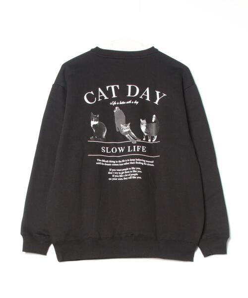 Naive magic（ナイーブマジック）の「NAIVE MAGIC 裏起毛アニマルバックプリントC/N（スウェット・メンズ・ダークグリーン系1/ネイビー/オートミール/ダークグリーン系2/アッシュグレー/ブラック・L/M）」の10枚目の写真