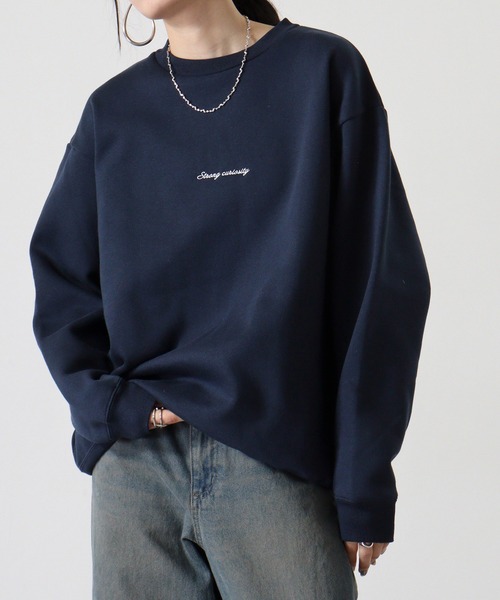 Naive magic（ナイーブマジック）の「NAIVE MAGIC 裏起毛アニマルバックプリントC/N（スウェット・メンズ・ダークグリーン系1/ネイビー/オートミール/ダークグリーン系2/アッシュグレー/ブラック・L/M）」の16枚目の写真