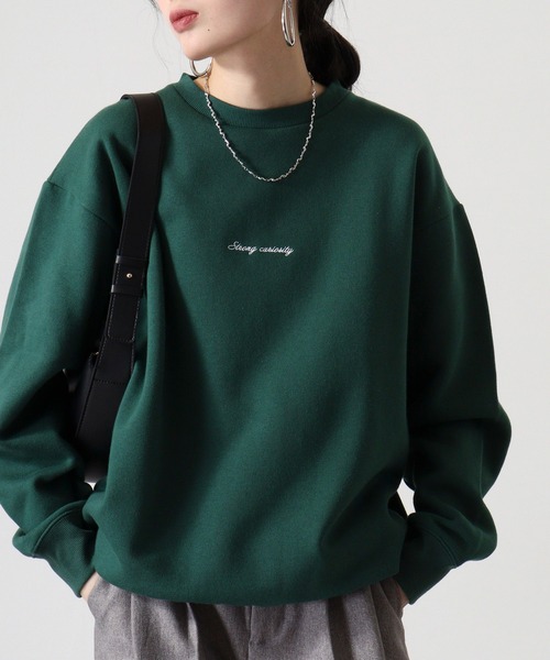 Naive magic（ナイーブマジック）の「NAIVE MAGIC 裏起毛アニマルバックプリントC/N（スウェット・メンズ・ダークグリーン系1/ネイビー/オートミール/ダークグリーン系2/アッシュグレー/ブラック・L/M）」の20枚目の写真