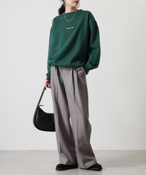 Naive magic（ナイーブマジック）の「NAIVE MAGIC 裏起毛アニマルバックプリントC/N（スウェット・メンズ・ダークグリーン系1/ネイビー/オートミール/ダークグリーン系2/アッシュグレー/ブラック・L/M）」の18枚目の写真