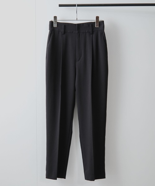 VIS（ビス）の「【洗える/防シワ】ツイルワンタックテーパードパンツ（その他パンツ・レディース・ピンク系その他2/ブラック/グレー・SS/S/M/L）」の19枚目の写真
