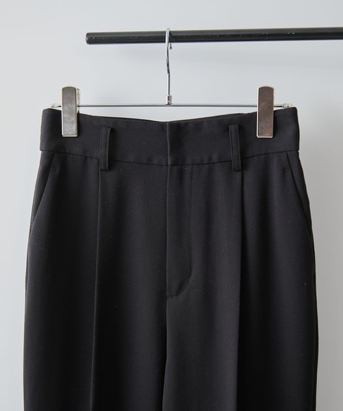 VIS（ビス）の「【洗える/防シワ】ツイルワンタックテーパードパンツ（その他パンツ・レディース・ピンク系その他2/ブラック/グレー・SS/S/M/L）」の21枚目の写真