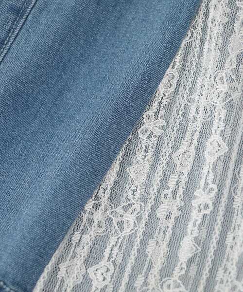 MAJESTIC LEGON(マジェスティックレゴン)の「レースベルトセット裾リボンデニム(デニムパンツ・レディース・ブルー/サックスブルー・SMALL/LARGE/MEDIUM)」の17枚目の写真