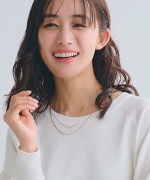 grove | ◆デザインチェーンビジューショートネックレス2本セット(ネックレス)
