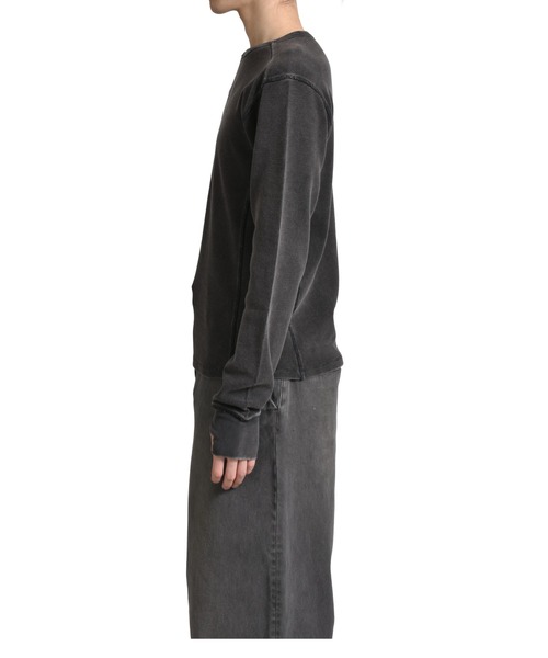 entire studios(エンタイアスタジオ)の「THERMAL LONG SLEEVE SOOT(Tシャツ/カットソー・メンズ・ブラック系その他/ブラック系その他2・XL/S/L/M)」の9枚目の写真