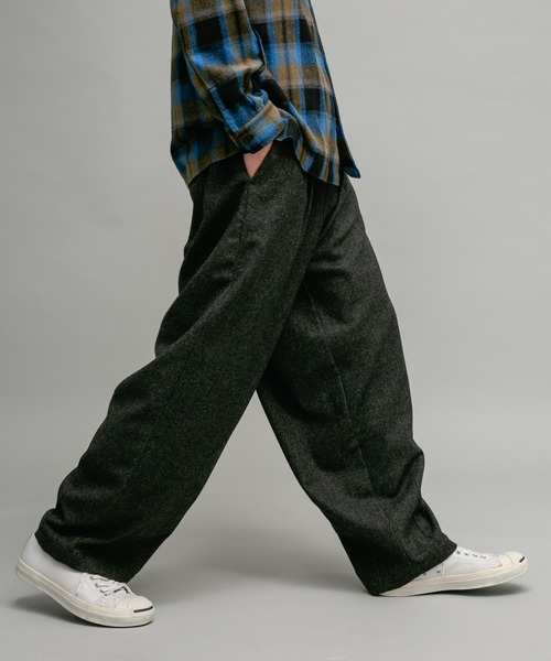 URBAN RESEARCH Sonny Label(アーバンリサーチサニーレーベル)の「ウール混バルーンパンツ(その他パンツ・メンズ・チャコールグレー/ブラウン・SMALL/MEDIUM/LARGE)」の7枚目の写真