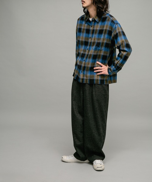 URBAN RESEARCH Sonny Label(アーバンリサーチサニーレーベル)の「ウール混バルーンパンツ(その他パンツ・メンズ・チャコールグレー/ブラウン・SMALL/MEDIUM/LARGE)」の11枚目の写真