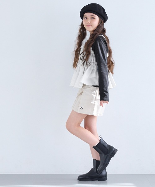 coca（coca）（コカ）の「キッズ ビスチェ＆リボンTシャツ 2点セット（Tシャツ/カットソー・キッズ・ホワイト/ブラック・120/150/140/130）」の20枚目の写真