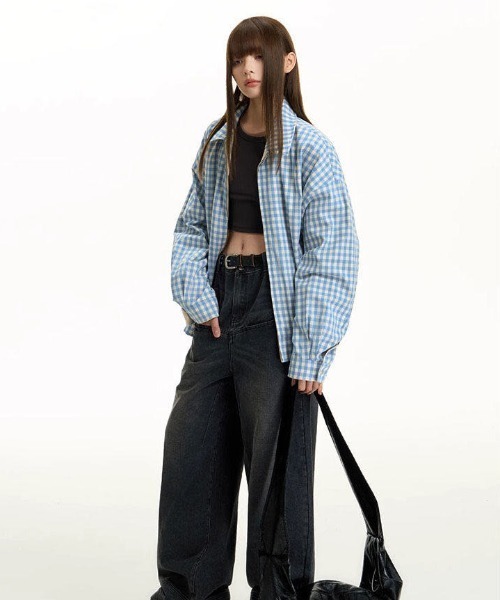 AsRiRe（アスリレイ）の「2WAY チェック柄ジャケット（ブルゾン）」 - WEAR