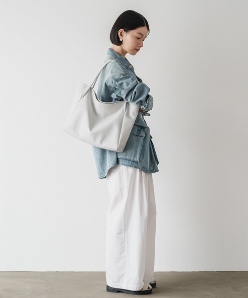 russet｜[A4サイズ対応]レザーシンプルトートバッグ | Rakuten