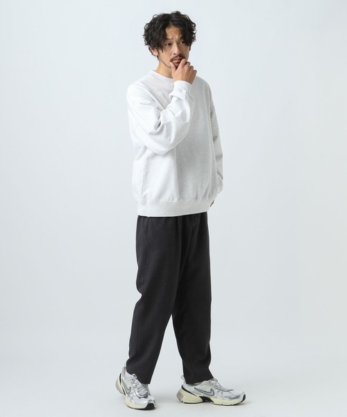 BAYFLOW（ベイフロー）の「LIVELY ピグメントプルオーバー（スウェット・メンズ・チャコール/パープル/ライトグレー・LARGE/MEDIUM）」の5枚目の写真