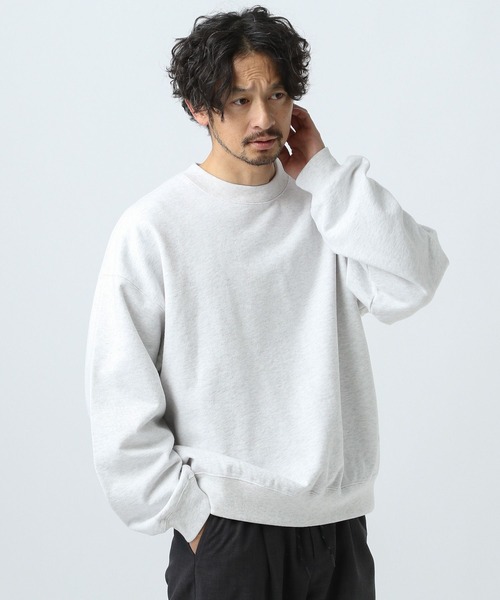 BAYFLOW（ベイフロー）の「LIVELY ピグメントプルオーバー（スウェット・メンズ・チャコール/パープル/ライトグレー・LARGE/MEDIUM）」の7枚目の写真