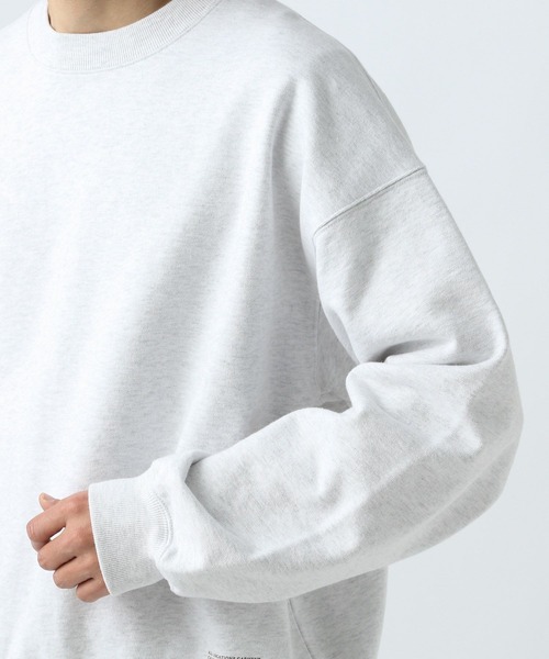 BAYFLOW（ベイフロー）の「LIVELY ピグメントプルオーバー（スウェット・メンズ・チャコール/パープル/ライトグレー・LARGE/MEDIUM）」の19枚目の写真