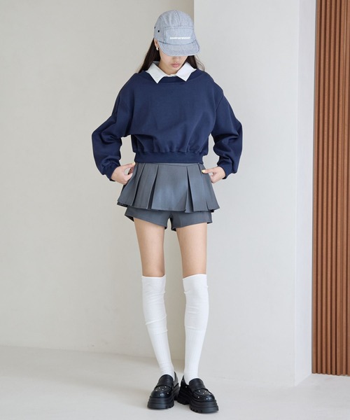 FOREVER 21（フォーエバー トゥエンティーワン）の「【2025SS】ロゴフラットキャップ（キャップ・レディース・ストライプ/ピンク/レッド・FREE）」の5枚目の写真