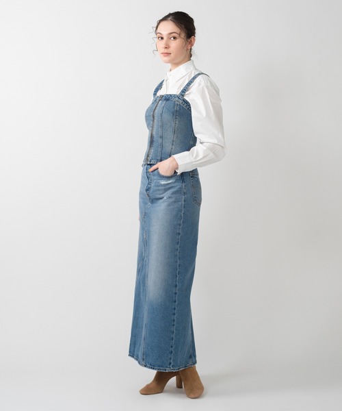 Levi's（リーバイス）の「Levi's/リーバイス SCULPTED デニム ビスチェ（ベスト・レディース・インディゴブルー・S/M/XS）」の14枚目の写真