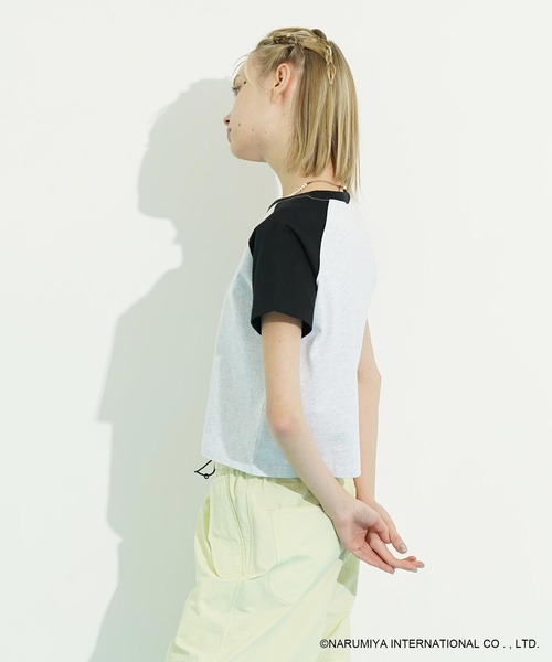 MILKFED.(ミルクフェド)の「MILKFED. × ANGEL BLUE COMPACT B/B TEE(Tシャツ/カットソー・レディース・ホワイト/アッシュ・ONE SIZE)」の17枚目の写真