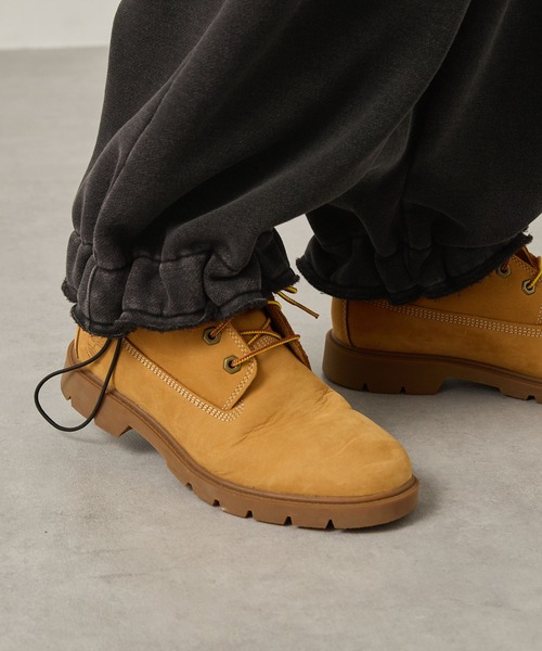 Snap club（スナップクラブ）の「【Snap club】ヴィンテージ加工 ロゴ刺繍 ドロストスウェットパンツ（スウェットパンツ・レディース・ブラック/ブラウン/レッド・S/M/L）」の14枚目の写真