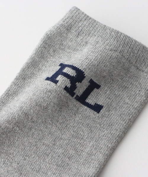POLO RALPH LAUREN（ポロ ラルフ ローレン）の「POLO RALPH LAUREN RL LOGO キッズソックス 04835746/04863746（ソックス/靴下・キッズ・ホワイト/ネイビー/ライトグレー・16-18cm/19-21cm/13-15cm/22-24cm）」の4枚目の写真