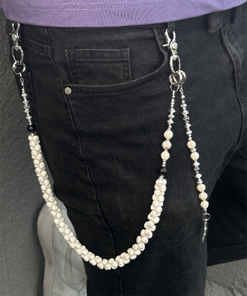 B.R.U（ブル）の「ランダムパーツウォレットチェーン（ウォレットチェーン・メンズ・シルバー・FREE）」の4枚目の写真