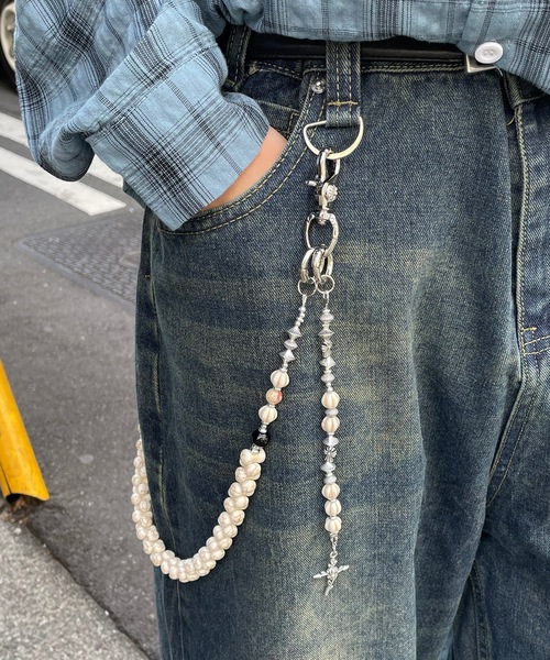 B.R.U（ブル）の「ランダムパーツウォレットチェーン（ウォレットチェーン・メンズ・シルバー・FREE）」の6枚目の写真