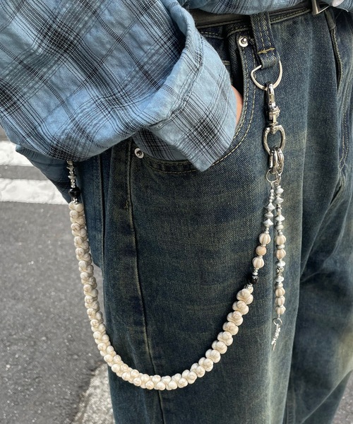 B.R.U（ブル）の「ランダムパーツウォレットチェーン（ウォレットチェーン・メンズ・シルバー・FREE）」の7枚目の写真