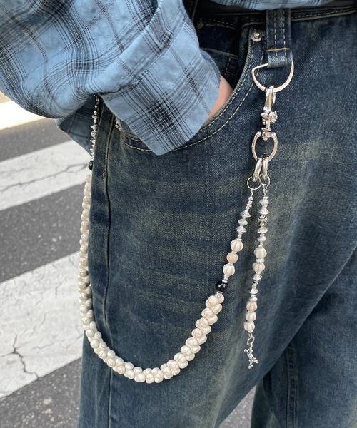 B.R.U（ブル）の「ランダムパーツウォレットチェーン（ウォレットチェーン・メンズ・シルバー・FREE）」の8枚目の写真