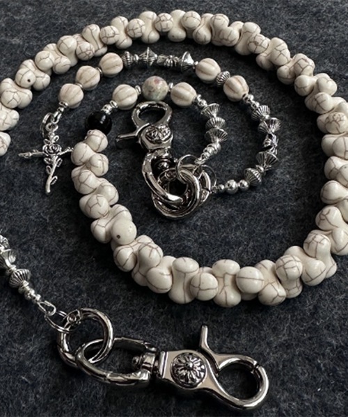 B.R.U（ブル）の「ランダムパーツウォレットチェーン（ウォレットチェーン・メンズ・シルバー・FREE）」の2枚目の写真