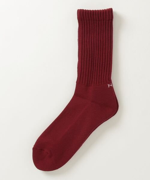 MARCOMONDE（マルコモンド）の「MARCOMONDE(マルコモンド)＠pile socks 24 140P3/1CO-24C（ソックス/靴下・メンズ・ホワイト/グレー/ワイン/モスグリーン/ベージュ・F）」の5枚目の写真