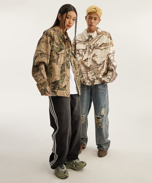 デニムジャケット　リアルツリー　カモ セール】Real tree Camo All Over Design Denim Jacket / リアル