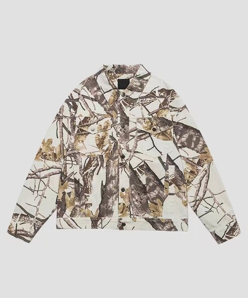 デニムジャケット　リアルツリー　カモ セール】Real tree Camo All Over Design Denim Jacket / リアル