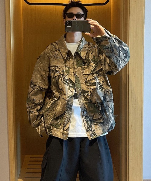 デニムジャケット　リアルツリー　カモ セール】Real tree Camo All Over Design Denim Jacket / リアル
