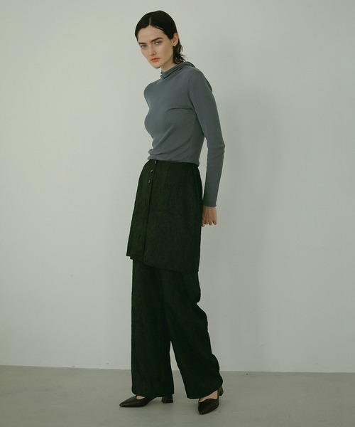 MANOF(マノフ)の「WASHER LAYER PANTS(その他パンツ・レディース・アイボリー/ピンク/ブラック・M/S)」の8枚目の写真