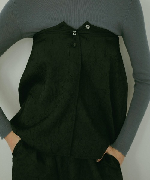 MANOF(マノフ)の「WASHER LAYER PANTS(その他パンツ・レディース・アイボリー/ピンク/ブラック・M/S)」の6枚目の写真