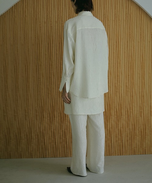 MANOF(マノフ)の「WASHER LAYER PANTS(その他パンツ・レディース・アイボリー/ピンク/ブラック・M/S)」の13枚目の写真